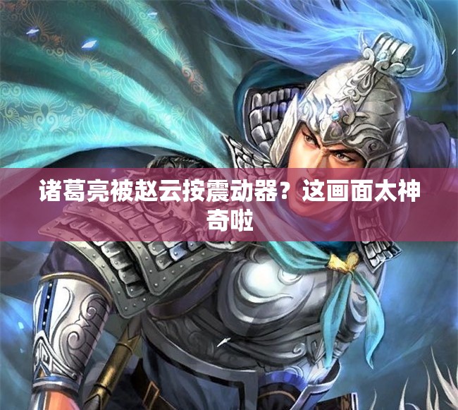 诸葛亮被赵云按震动器？这画面太神奇啦
