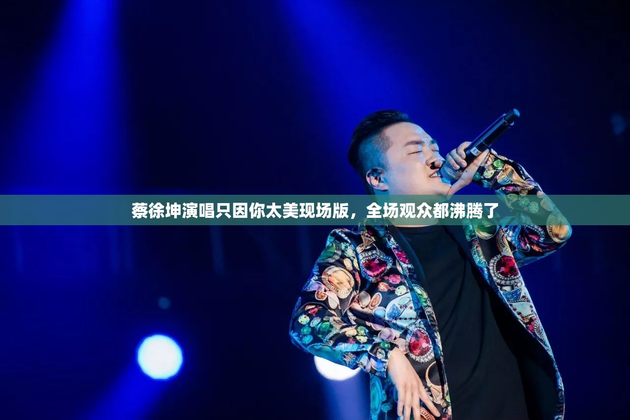 蔡徐坤演唱只因你太美现场版，全场观众都沸腾了