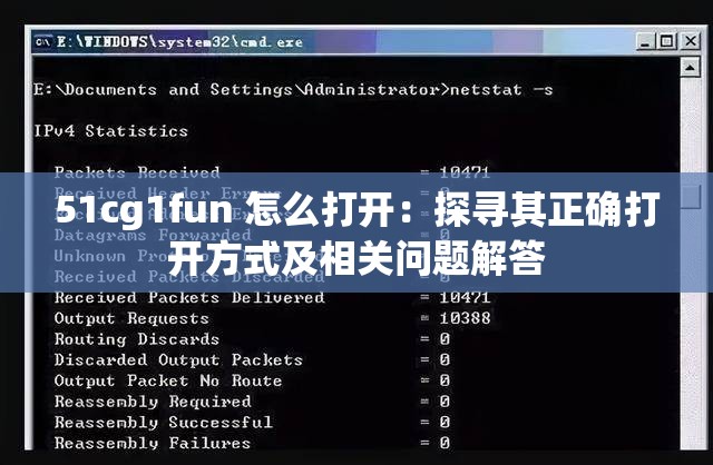 51cg1fun 怎么打开：探寻其正确打开方式及相关问题解答