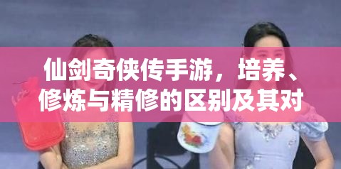 仙剑奇侠传手游，培养、修炼与精修的区别及其对资源管理的关键影响
