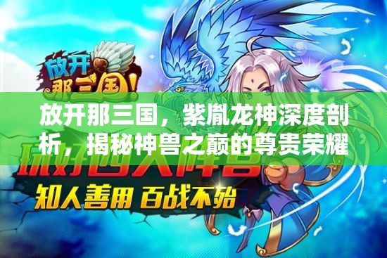 放开那三国，紫胤龙神深度剖析，揭秘神兽之巅的尊贵荣耀之选
