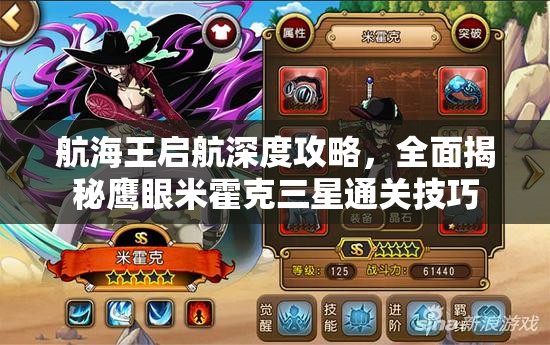 航海王启航深度攻略，全面揭秘鹰眼米霍克三星通关技巧