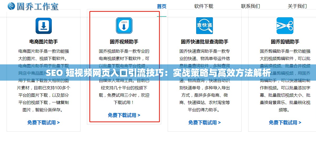 SEO 短视频网页入口引流技巧：实战策略与高效方法解析