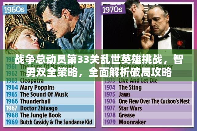 战争总动员第33关乱世英雄挑战，智勇双全策略，全面解析破局攻略