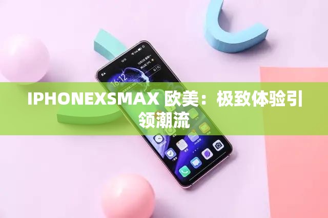 IPHONEXSMAX 欧美：极致体验引领潮流