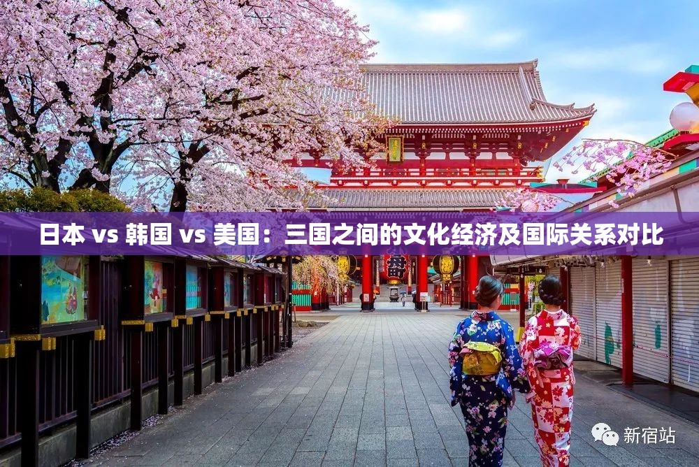 日本 vs 韩国 vs 美国：三国之间的文化经济及国际关系对比
