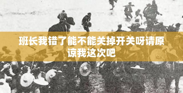 班长我错了能不能关掉开关呀请原谅我这次吧