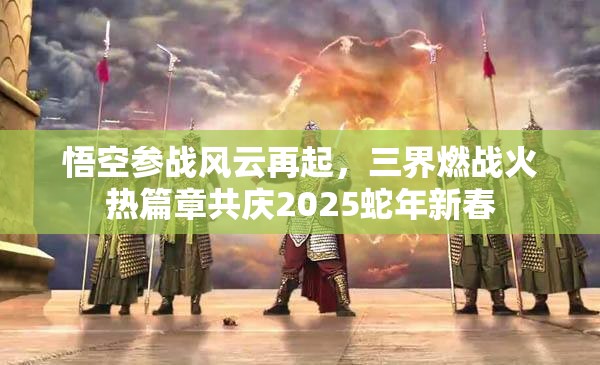悟空参战风云再起，三界燃战火热篇章共庆2025蛇年新春