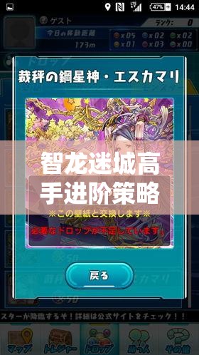 智龙迷城高手进阶策略，揭秘大神们的高效组队方法与技巧