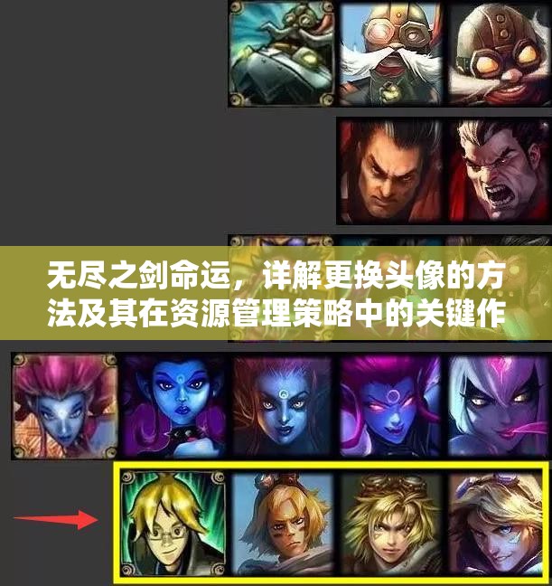 无尽之剑命运，详解更换头像的方法及其在资源管理策略中的关键作用