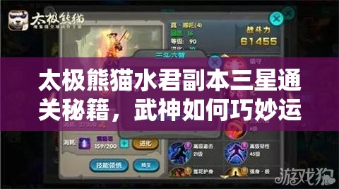 太极熊猫水君副本三星通关秘籍，武神如何巧妙运用成悬念？
