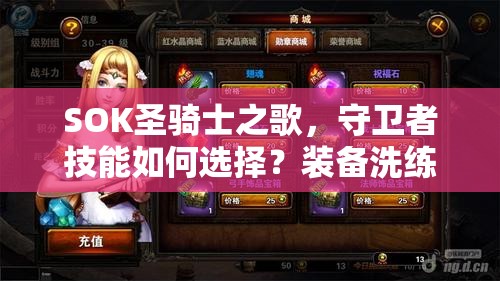 SOK圣骑士之歌，守卫者技能如何选择？装备洗练属性又有何推荐？