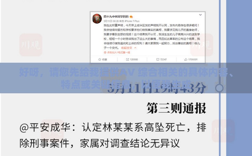 好呀，请您先给我提供AV 综合相关的具体内容、特点或关键信息，以便我生成